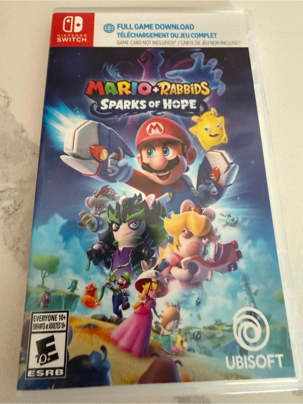 Mario + Rabbids Sparks of Hope for Nintendo Switch - Blue Cover